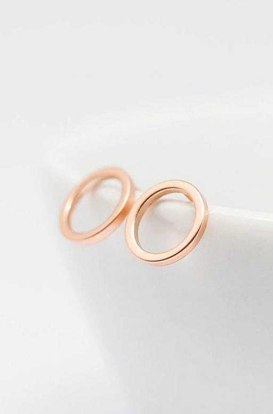 Schmuck Catalea | Ohrringe Rosegold Kreis