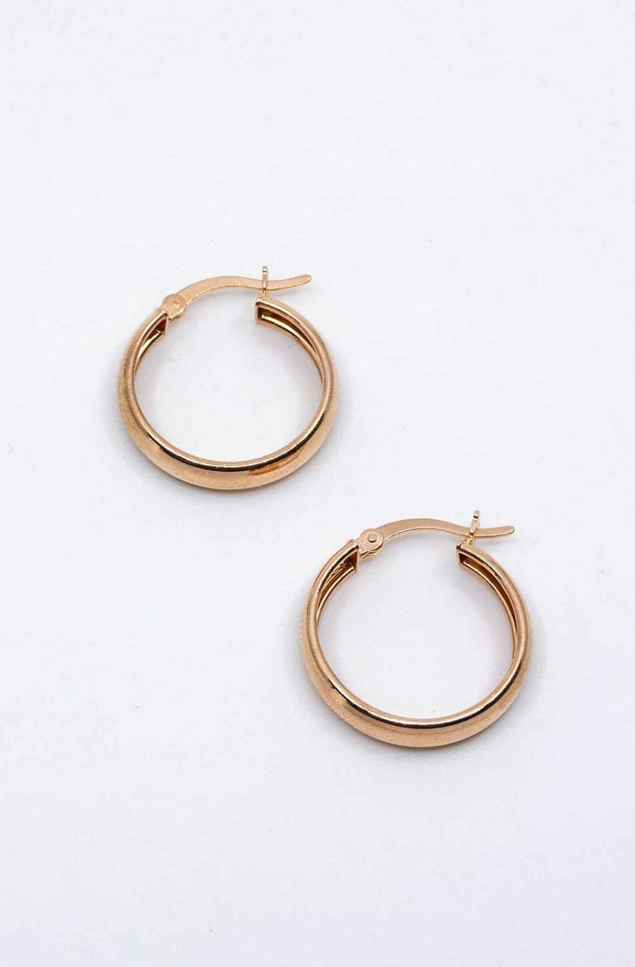 Schmuck Catalea | Creolen Rosegold Breit