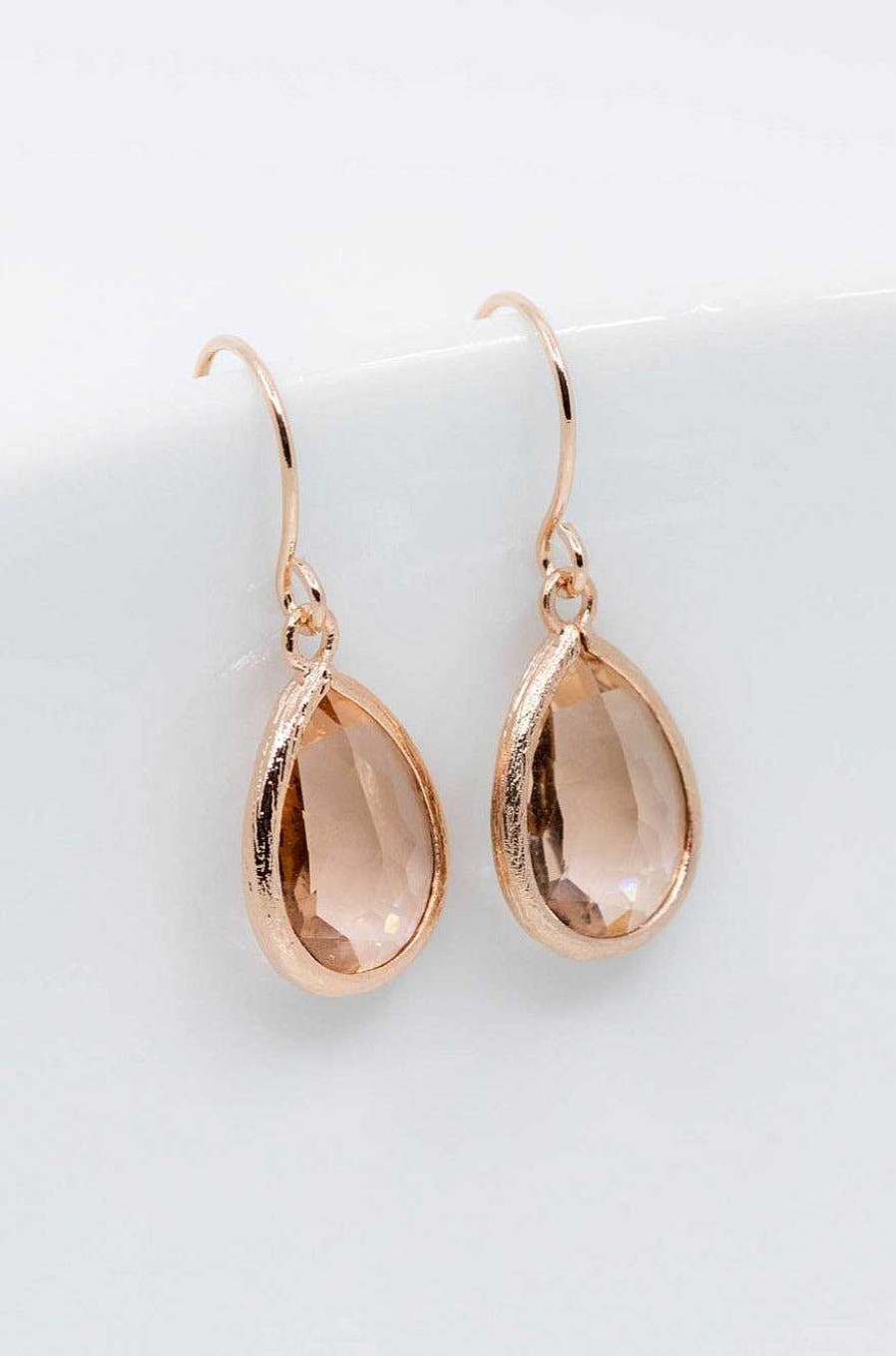 Schmuck Catalea | Ohrringe Rosegold Pfirsich Saranda