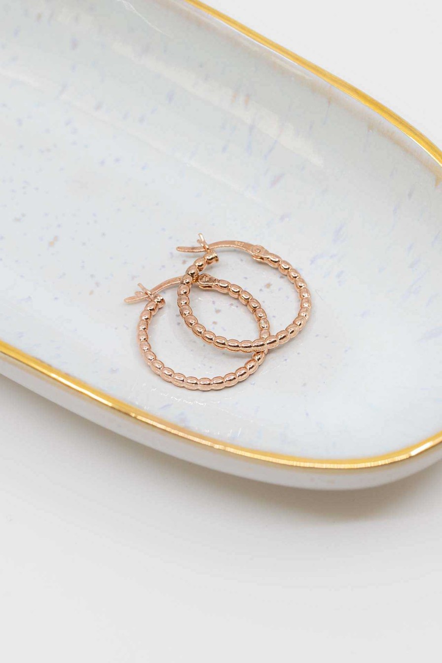 Schmuck Catalea | Creolen Rosegold Marlow