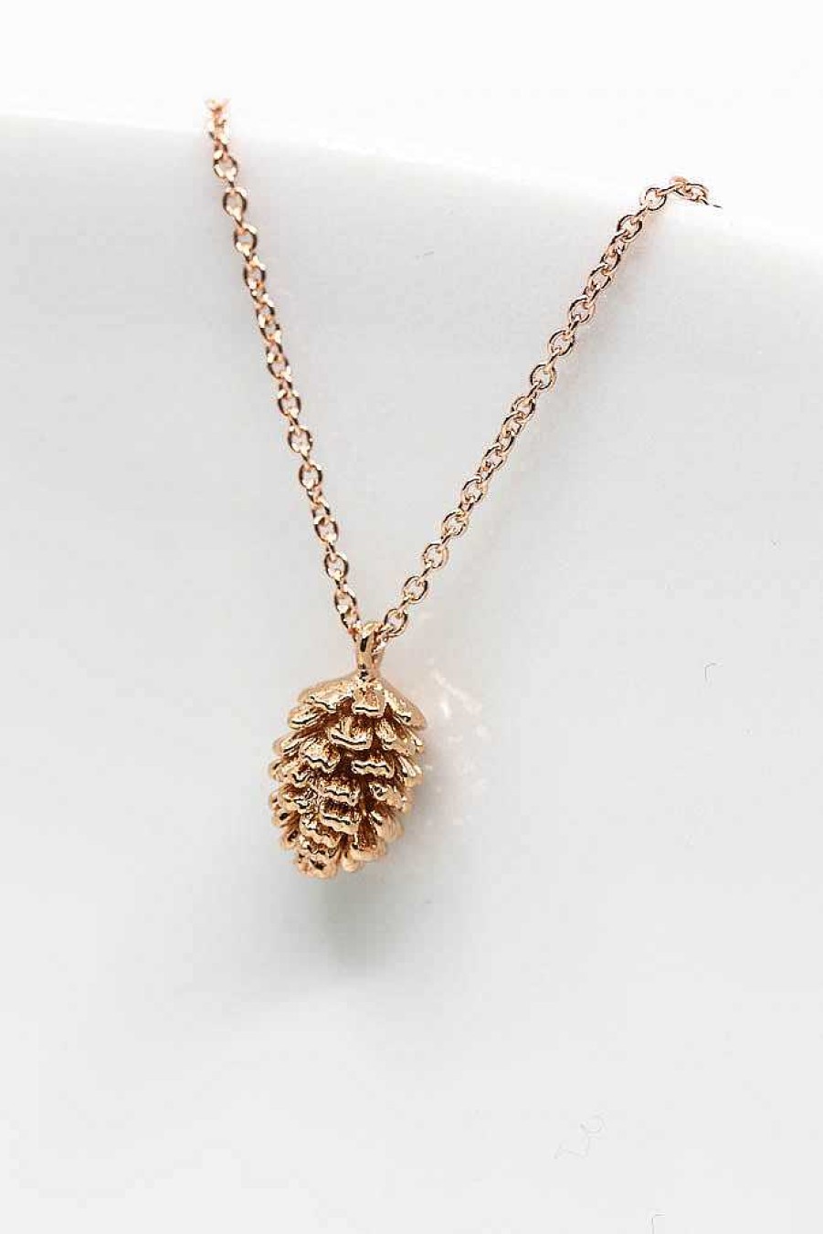 Schmuck Catalea | Kette Rosegold Tannenzapfen