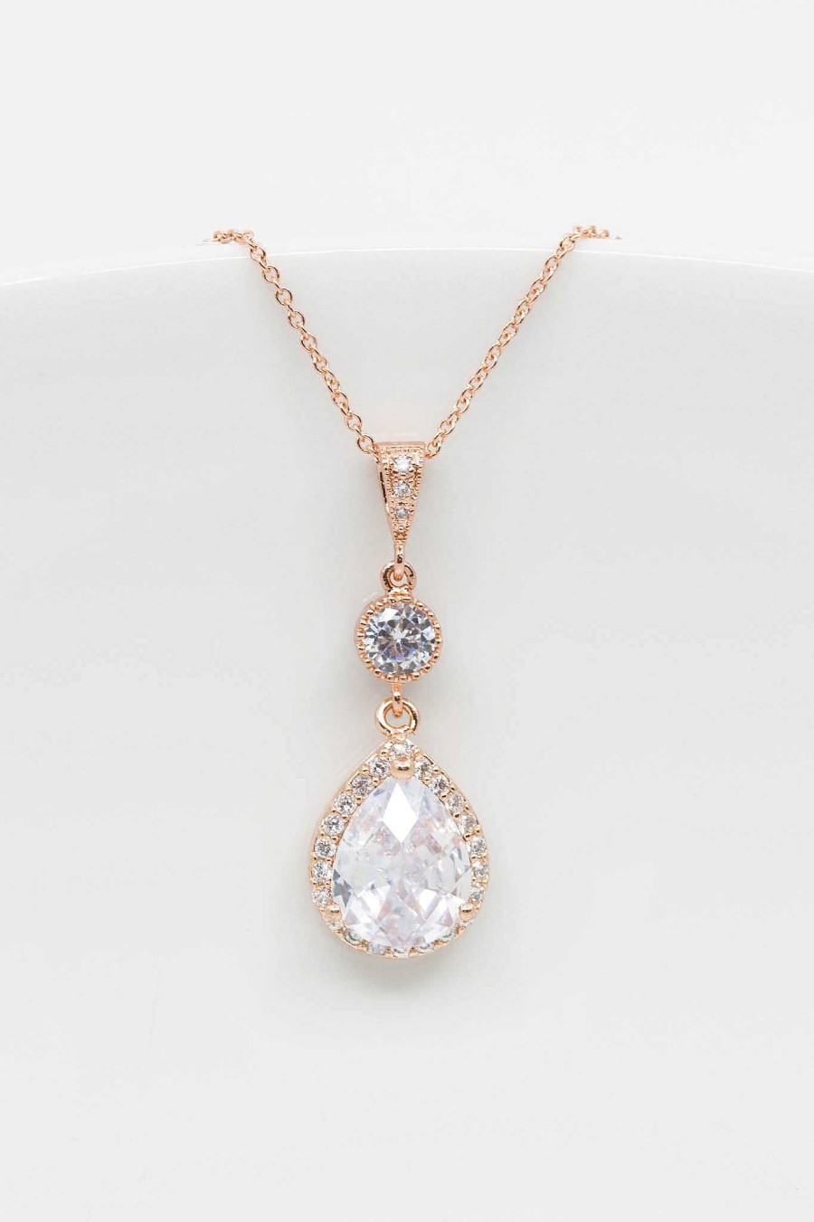 Hochzeitsschmuck Catalea | Kette Granada Rosegold