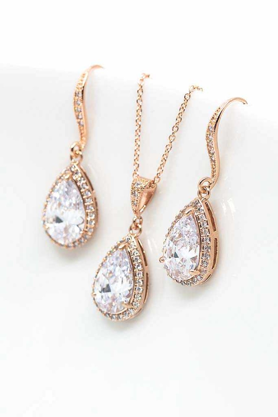 Hochzeitsschmuck Catalea | Set Lille Rosegold