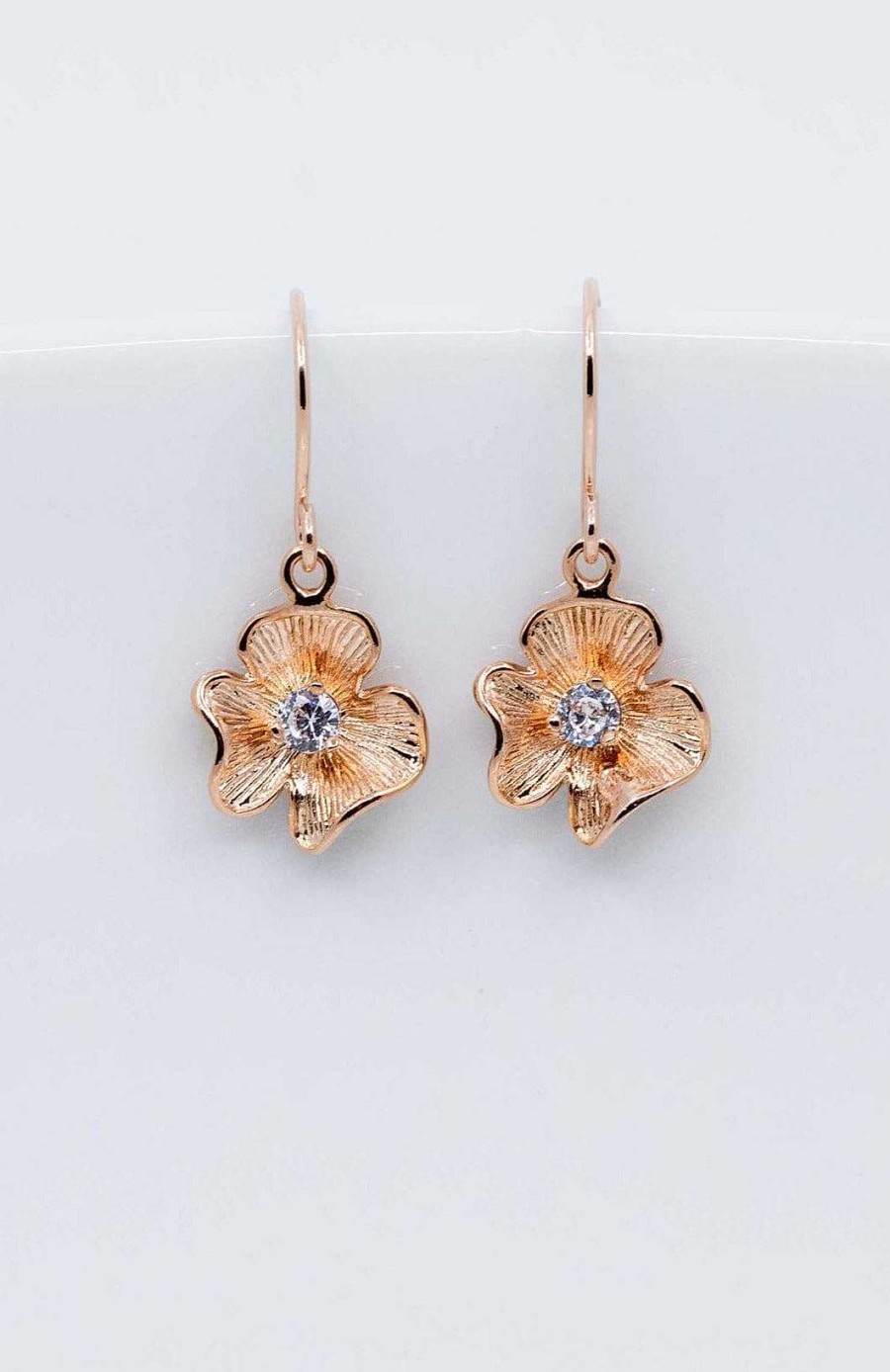 Schmuck Catalea | Ohrringe Rosegold Blumen