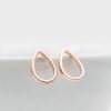 Schmuck Catalea | Ohrringe Rosegold Tropfen Matt