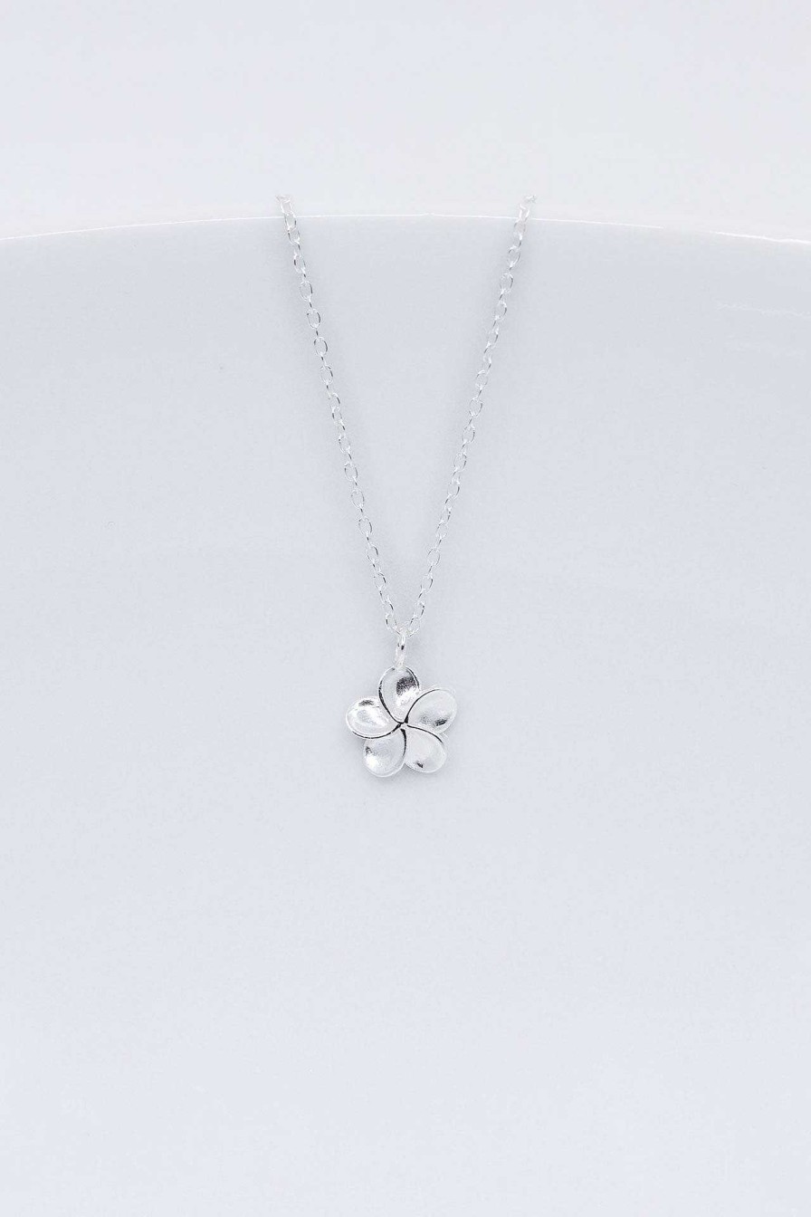 Schmuck Catalea | Kette Silber Frangipani Blume