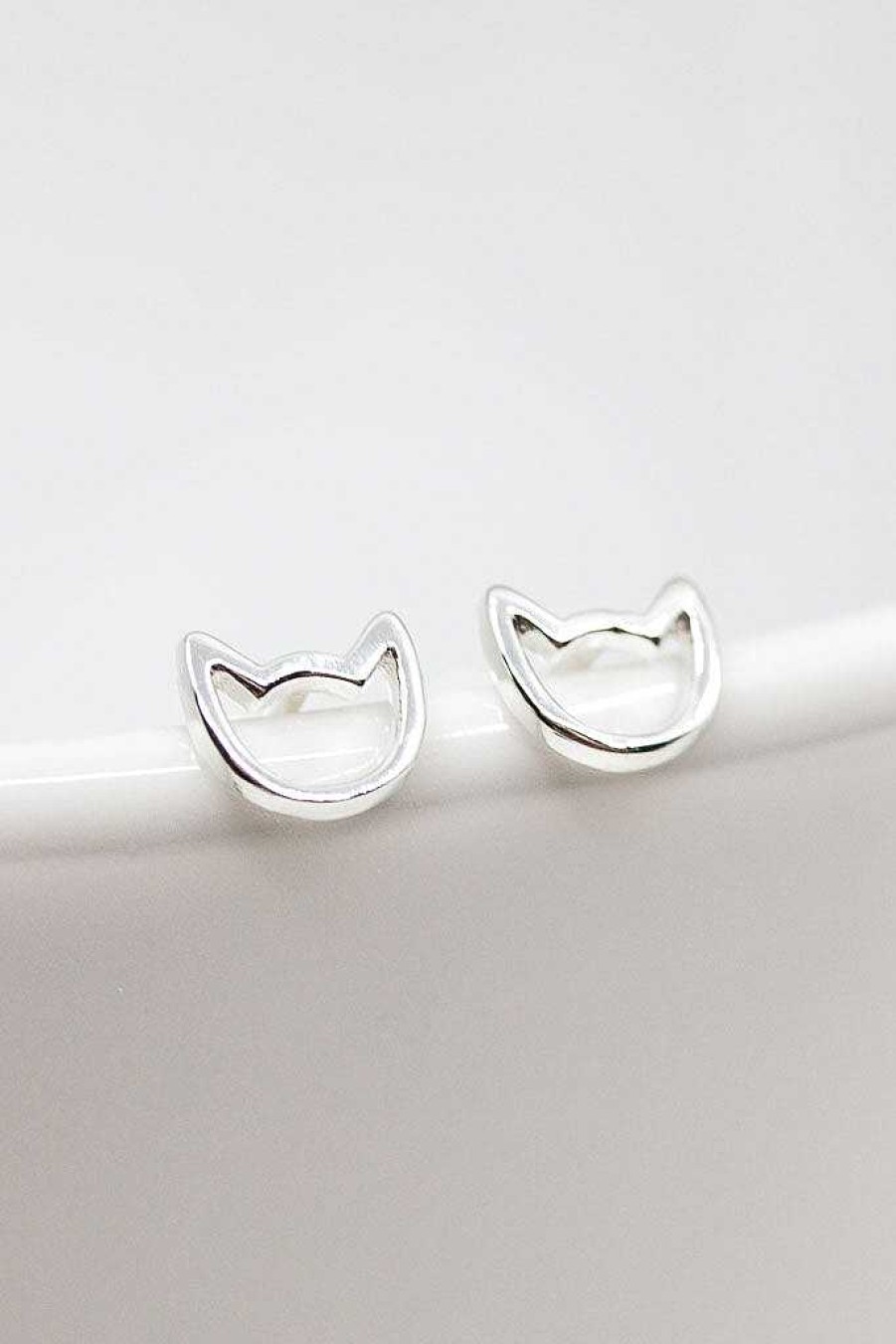 Schmuck Catalea | Ohrringe Silber Katze