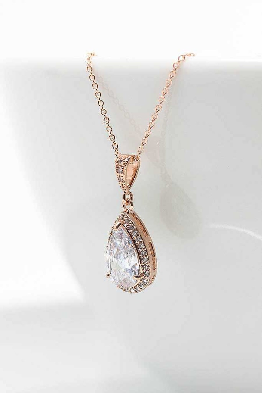 Hochzeitsschmuck Catalea | Kette Lille Rosegold