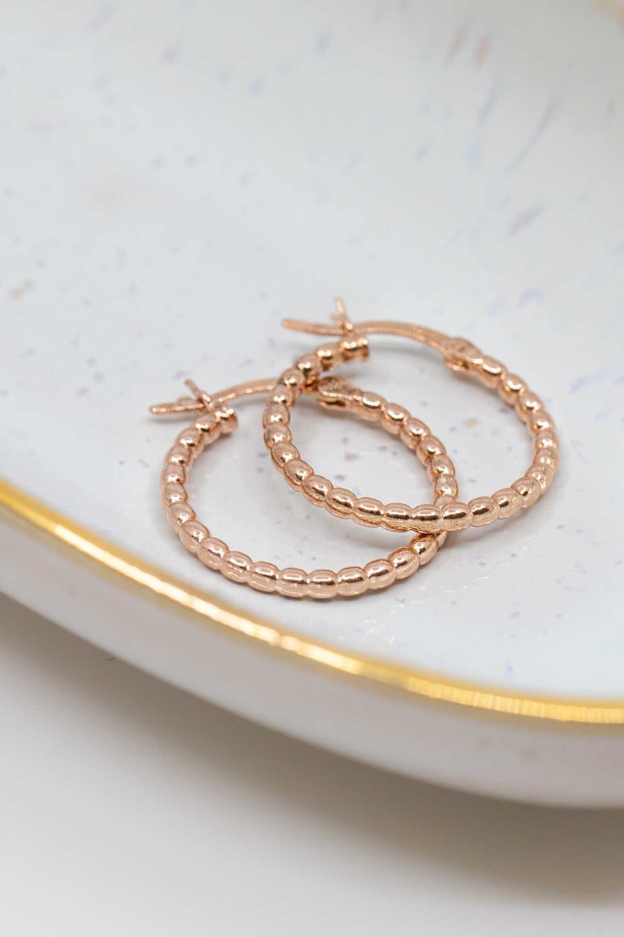 Schmuck Catalea | Creolen Rosegold Marlow