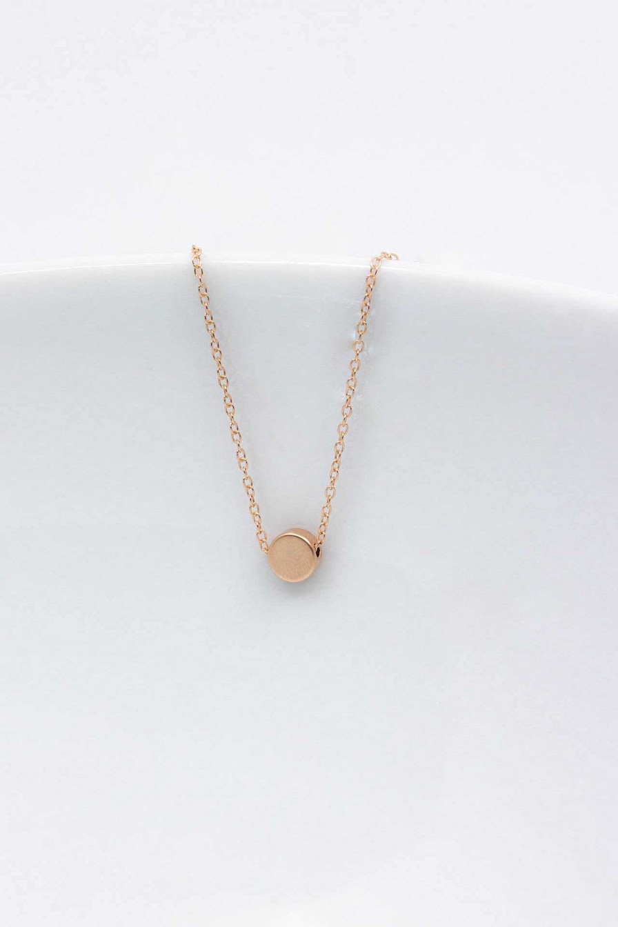 Schmuck Catalea | Kette Rosegold Pl Ttchen