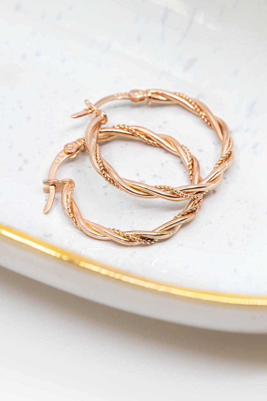 Schmuck Catalea | Creolen Rosegold Narona