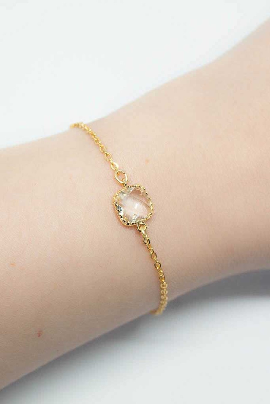 Schmuck Catalea | Armband Vergoldet Kristall