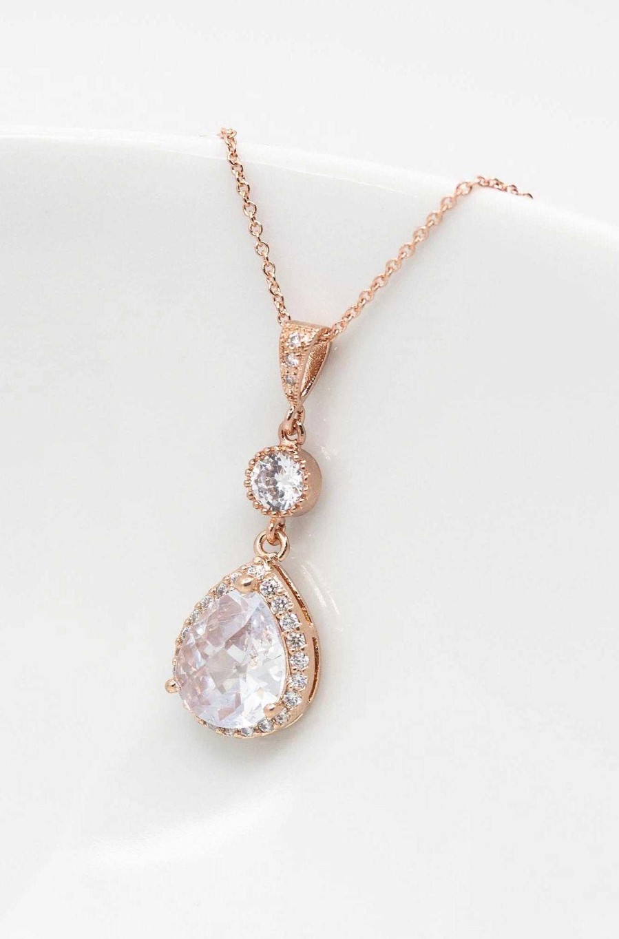 Hochzeitsschmuck Catalea | Kette Granada Rosegold