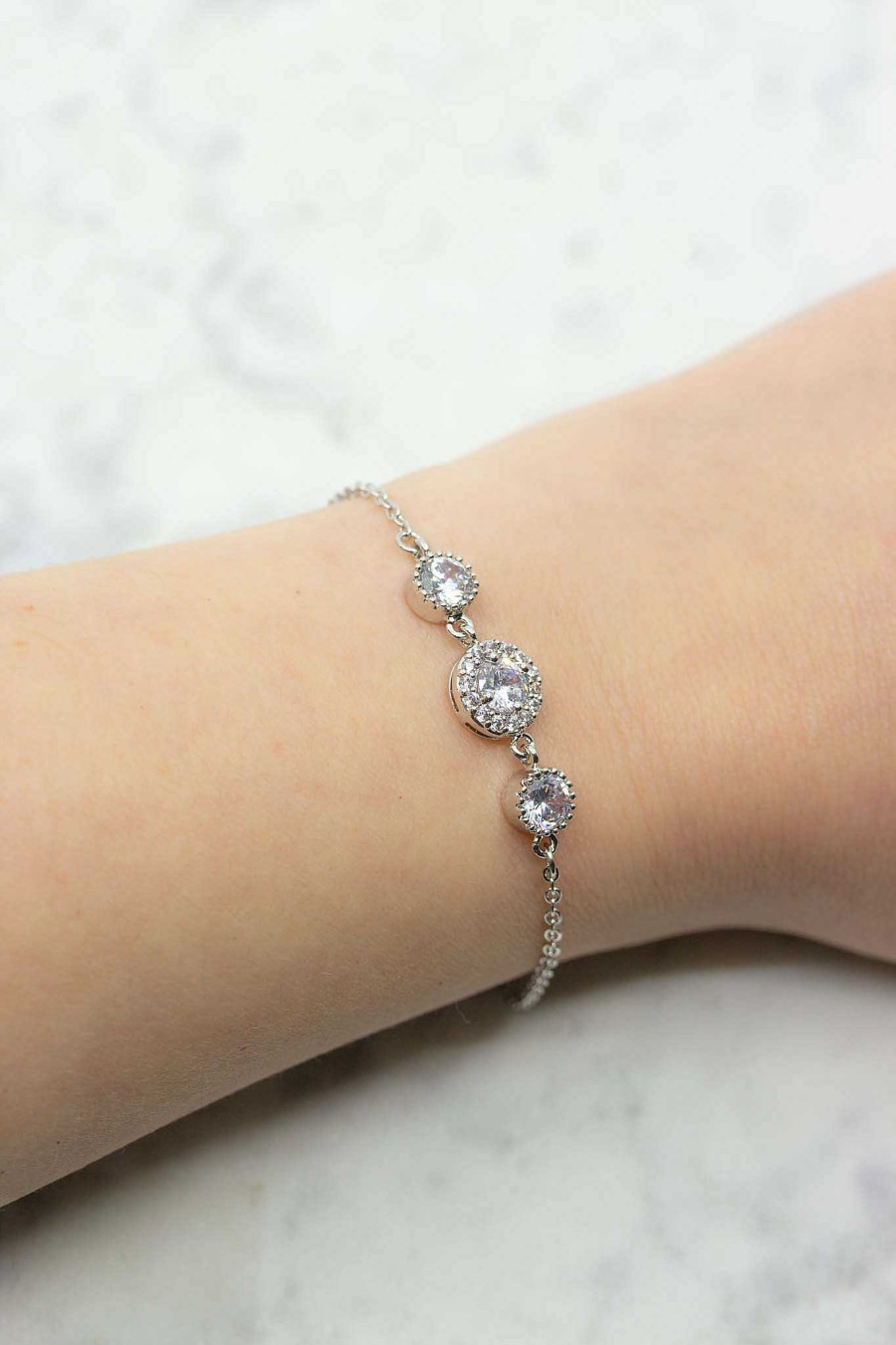 Hochzeitsschmuck Catalea | Armband Casablanca Silber