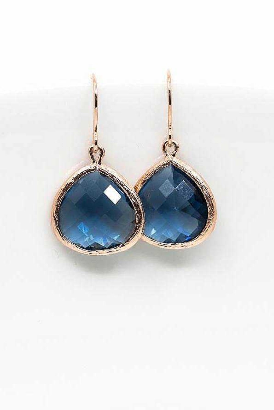 Schmuck Catalea | Ohrringe Rosegold Blau Sorrent