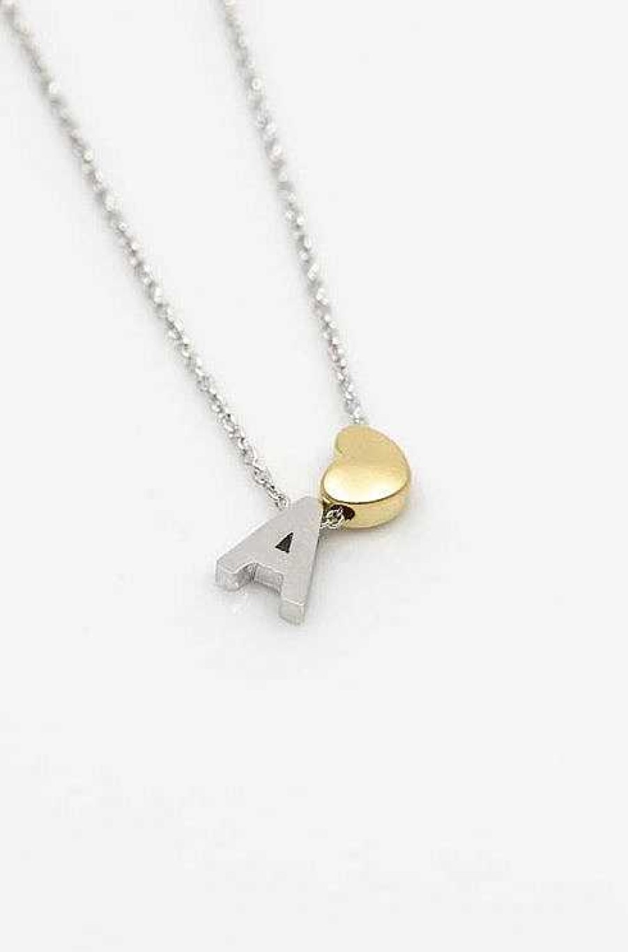 Schmuck Catalea | Kette Buchstabe Herz Druckschrift