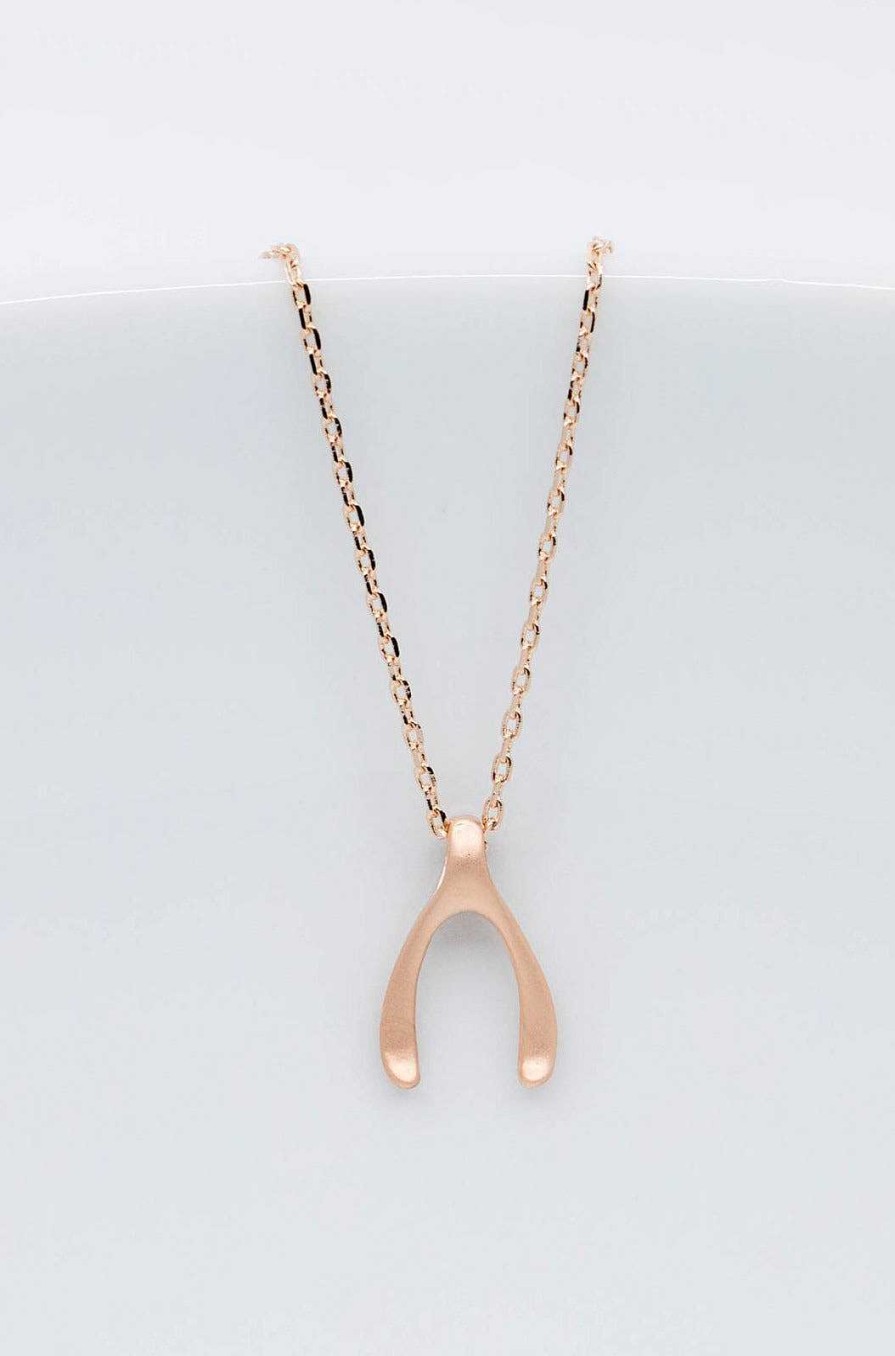 Schmuck Catalea | Kette Rosegold Wishbone