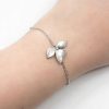 Hochzeitsschmuck Catalea | Armband Siena Silber Blume