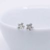 Schmuck Catalea | Ohrringe Silber Blumen Kristalle