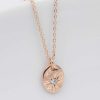 Schmuck Catalea | Kette Rosegold Pl Ttchen Stern