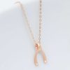 Schmuck Catalea | Kette Rosegold Wishbone