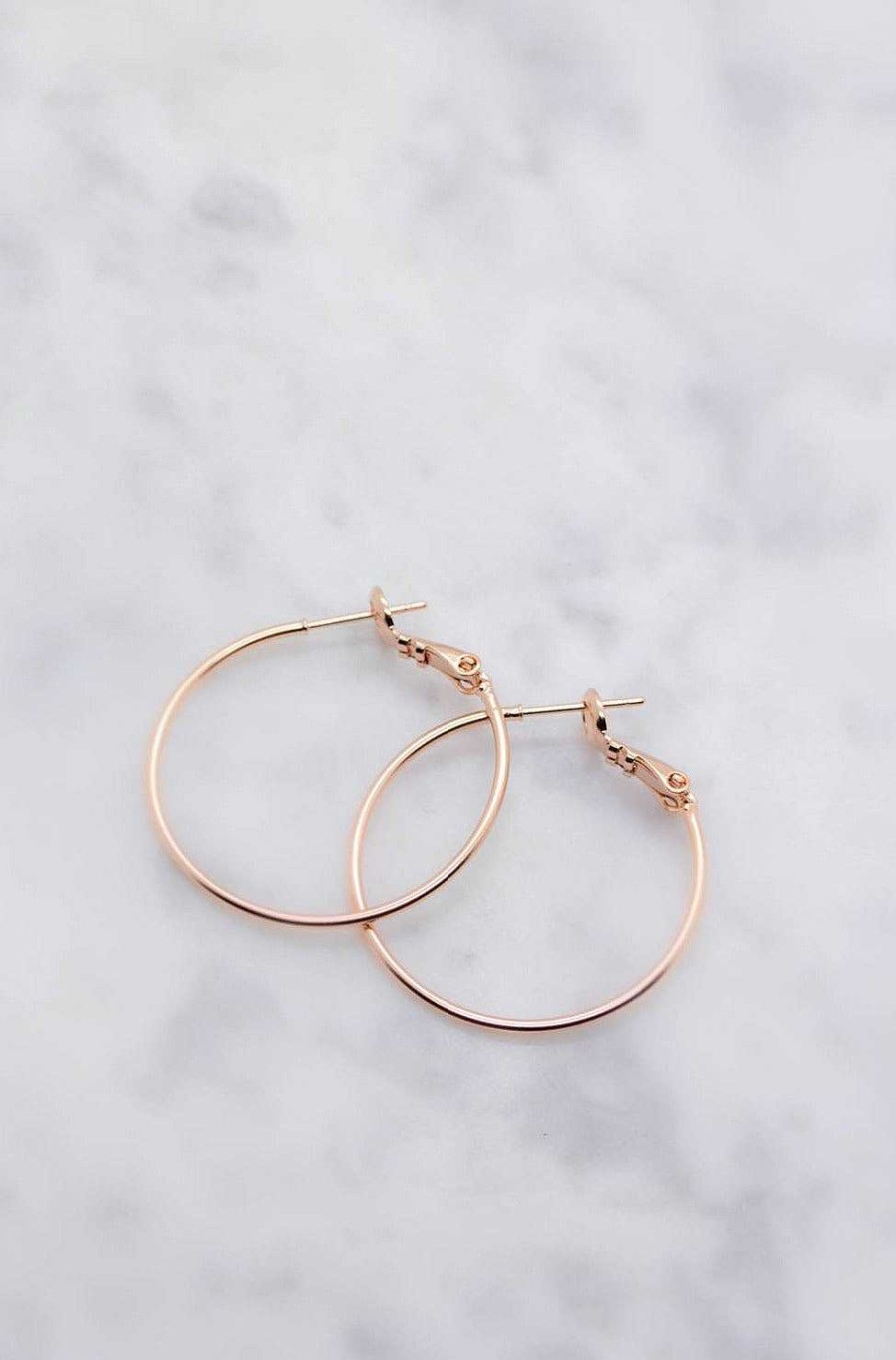 Schmuck Catalea | Creolen Rosegold Matt