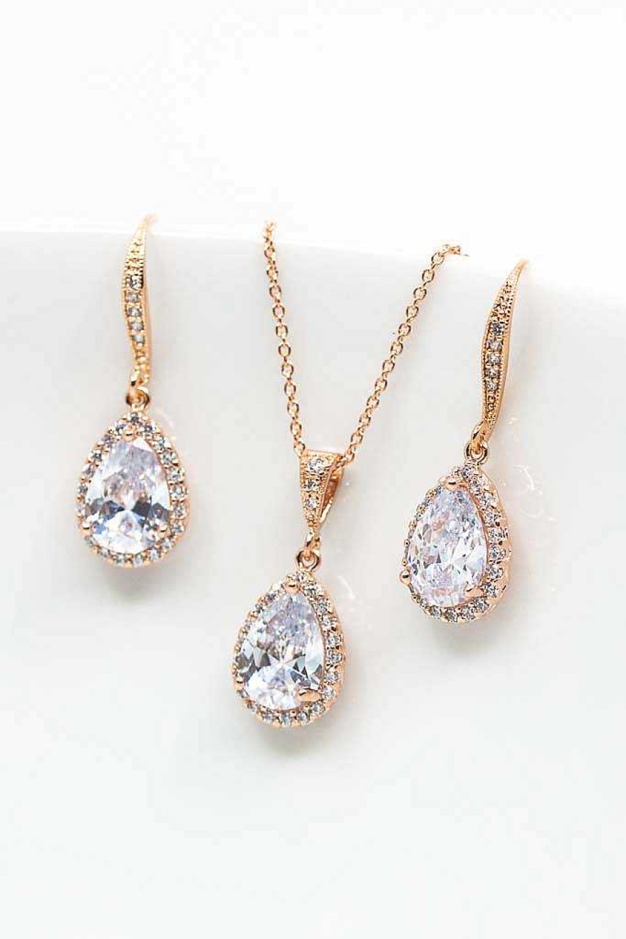 Hochzeitsschmuck Catalea | Set Paris Rosegold