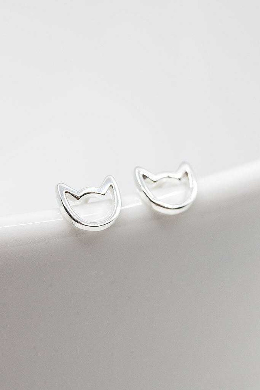 Schmuck Catalea | Ohrringe Silber Katze