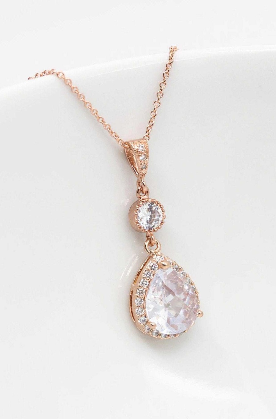 Hochzeitsschmuck Catalea | Kette Granada Rosegold