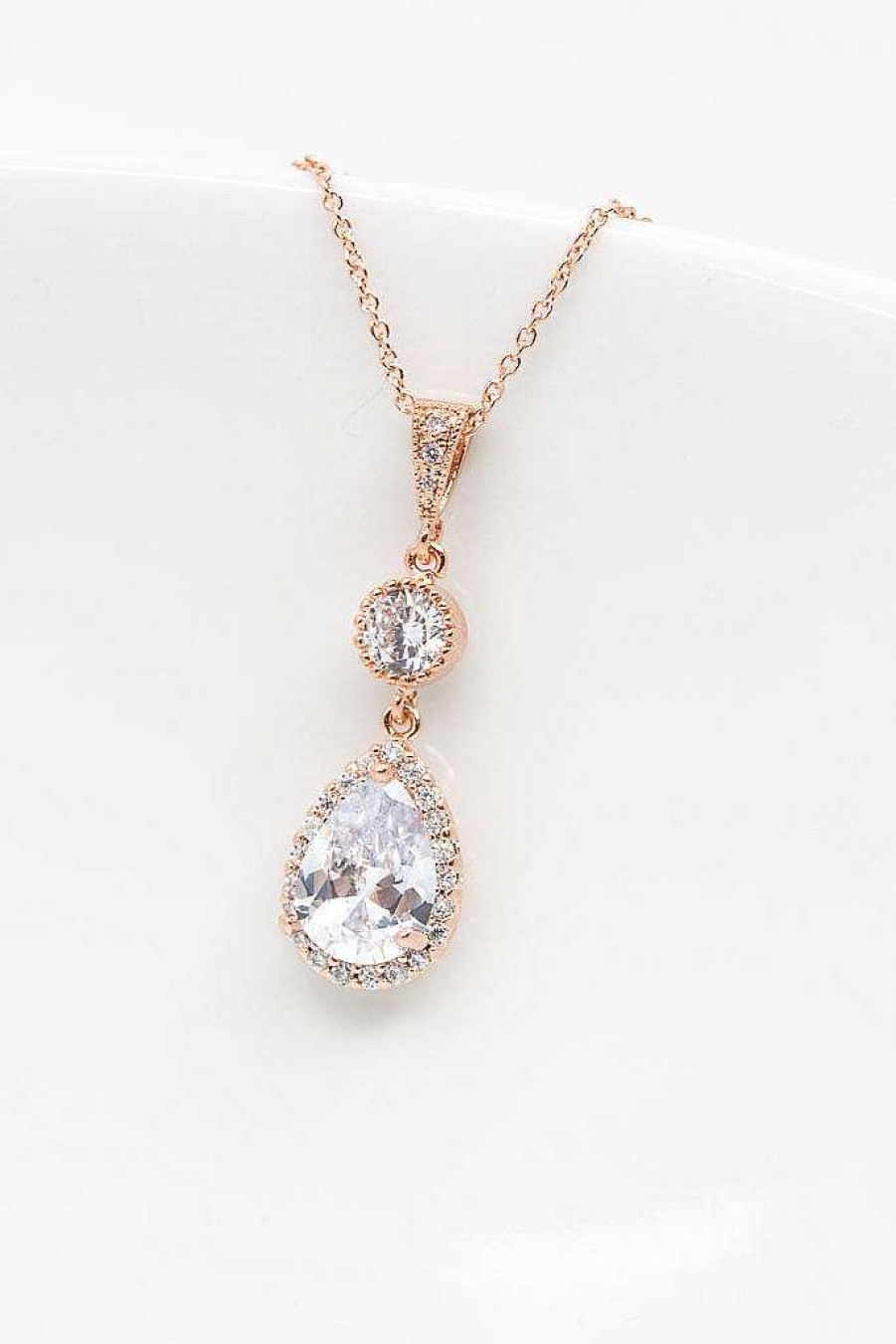 Hochzeitsschmuck Catalea | Kette Aurora Rosegold