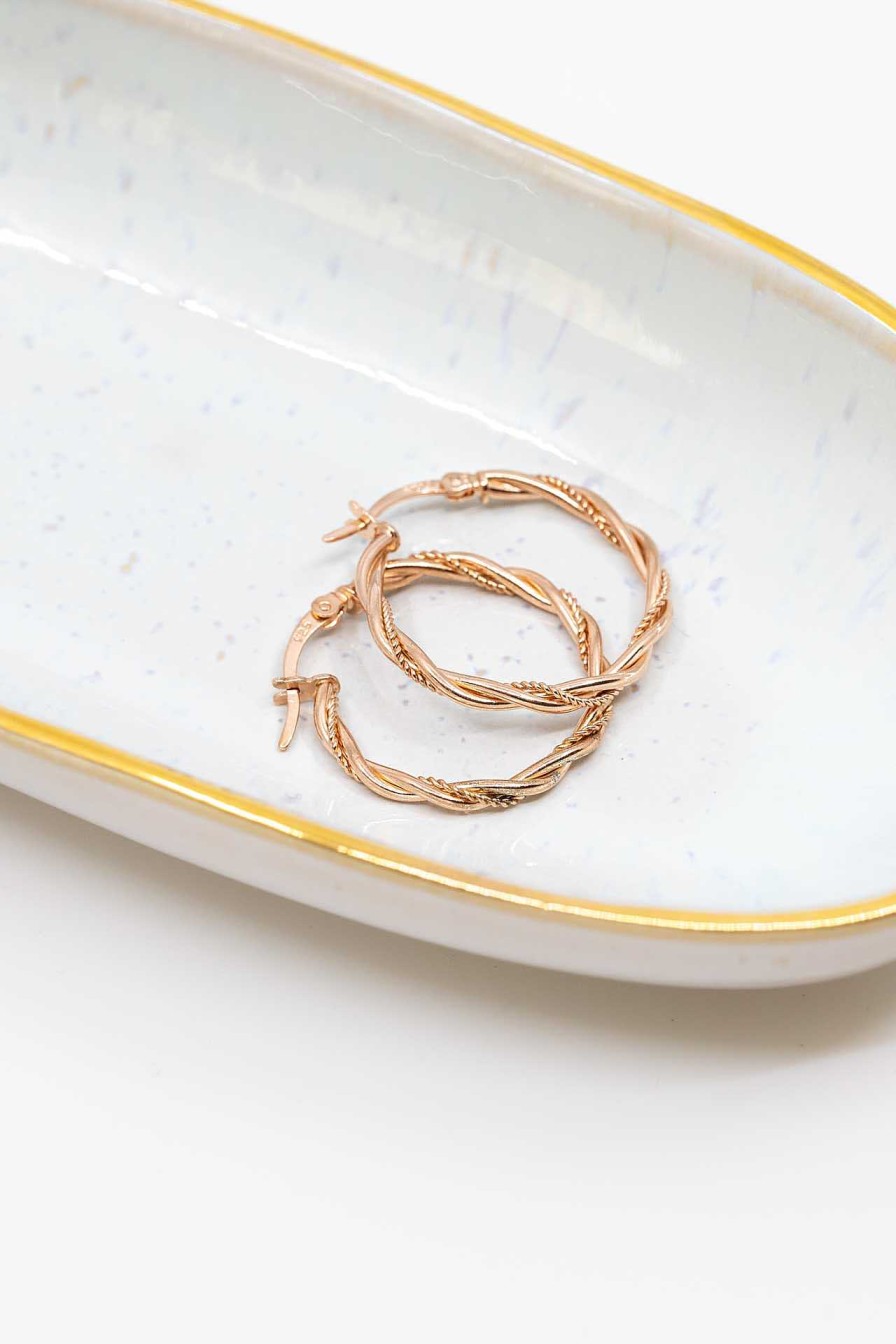 Schmuck Catalea | Creolen Rosegold Narona