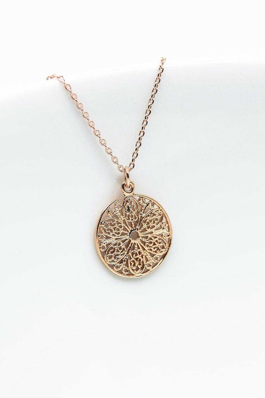 Schmuck Catalea | Kette Rosegold Boho Ornamente