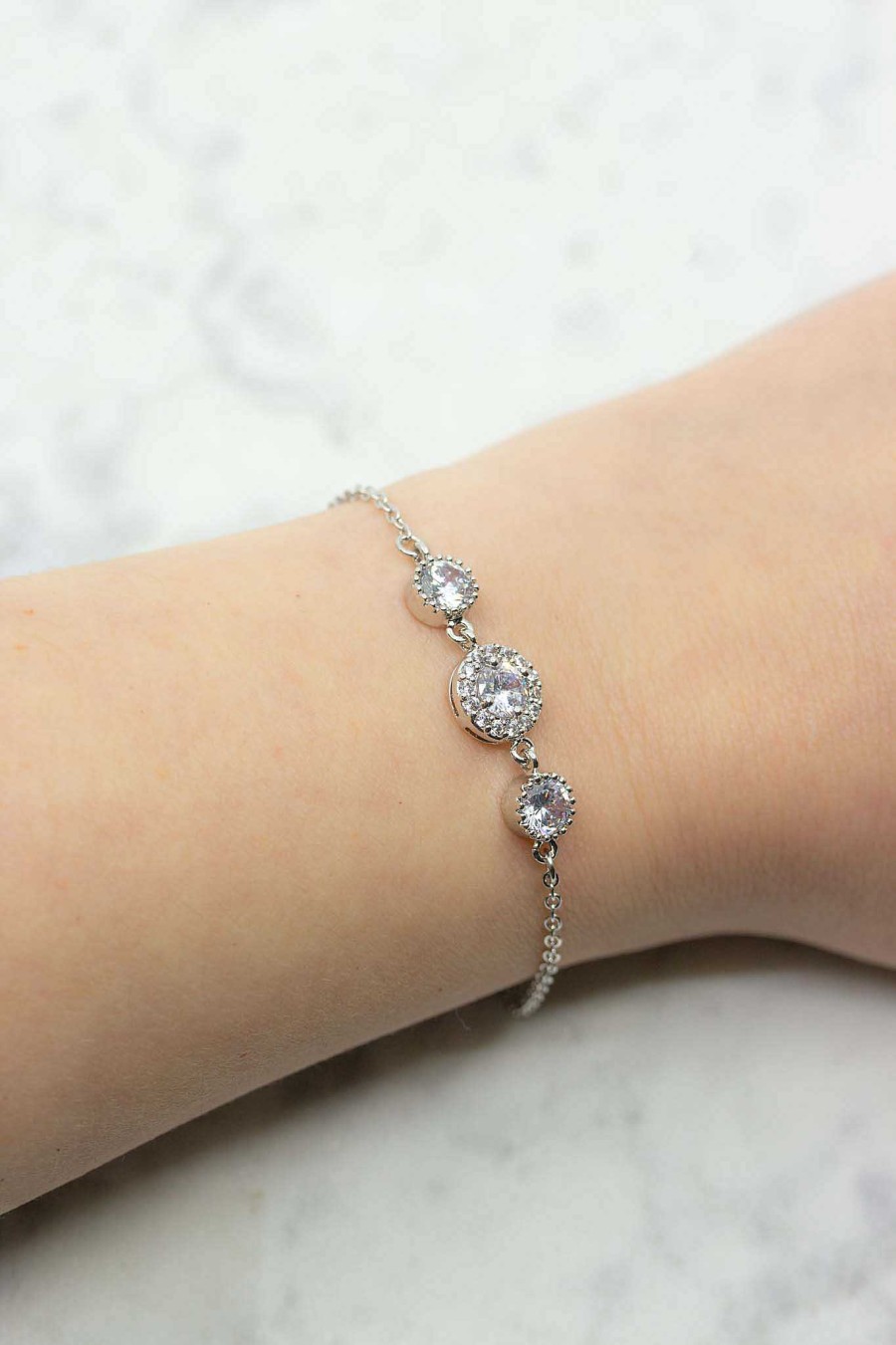 Hochzeitsschmuck Catalea | Armband Casablanca Silber