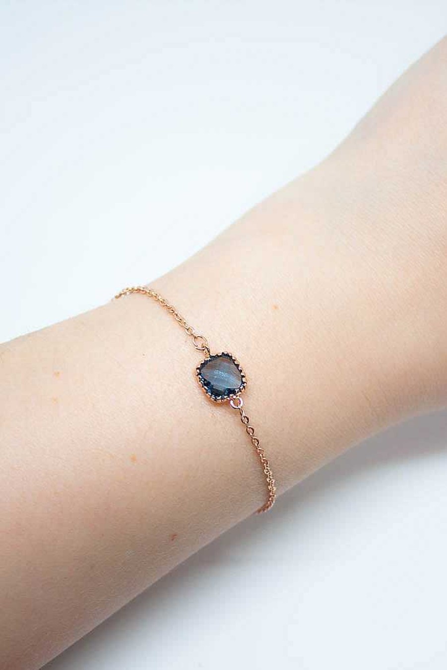 Schmuck Catalea | Schmuckset Rosegold Blau Saranda