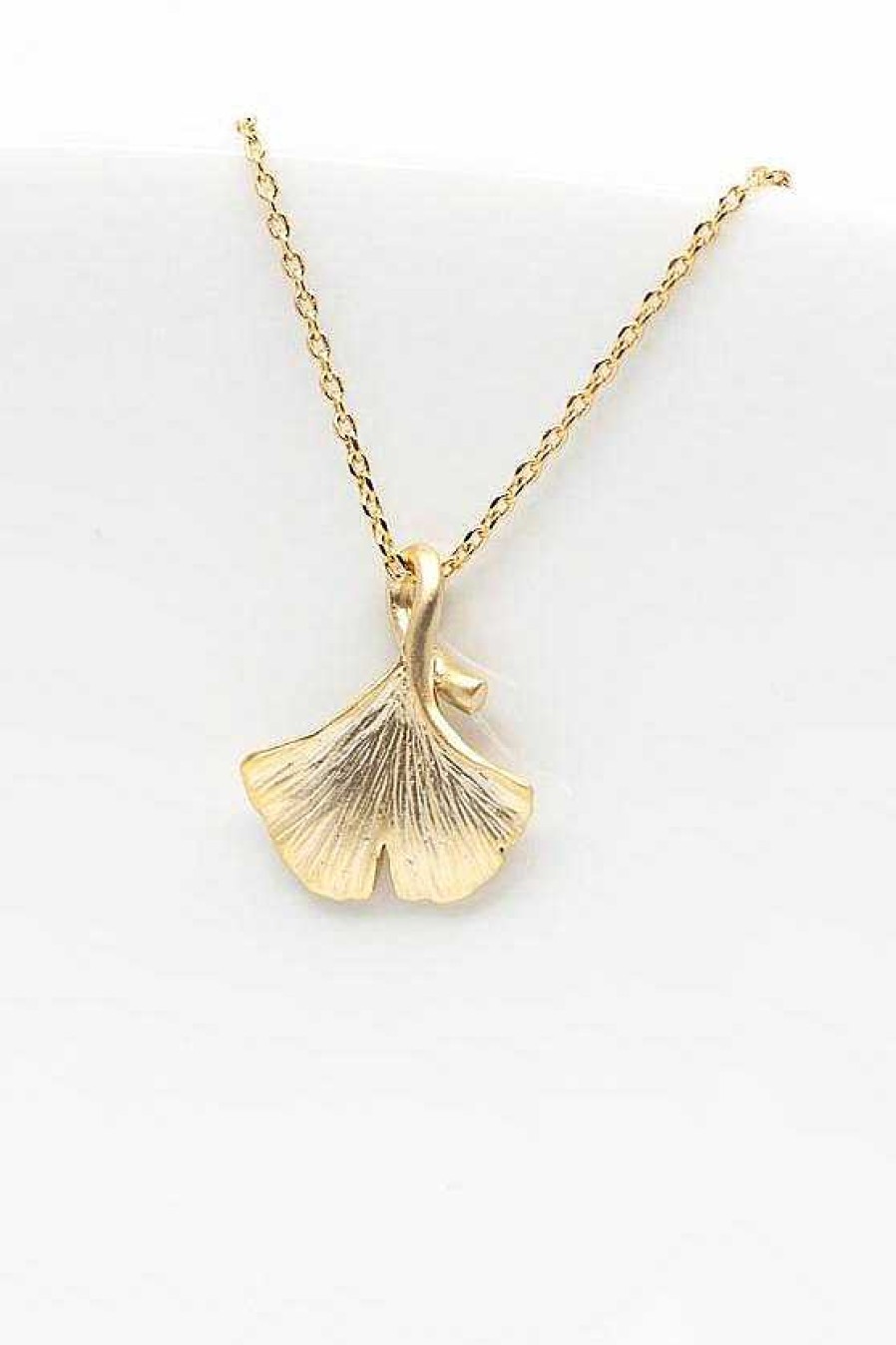 Schmuck Catalea | Kette Vergoldet Ginkgo