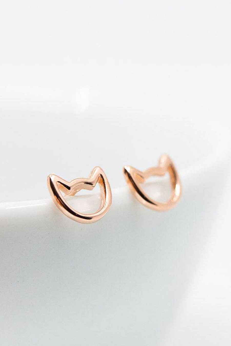 Schmuck Catalea | Ohrringe Rosegold Katze