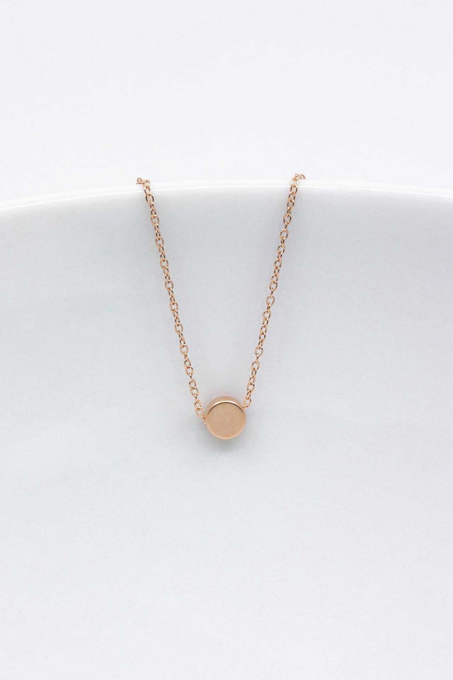 Schmuck Catalea | Kette Rosegold Pl Ttchen