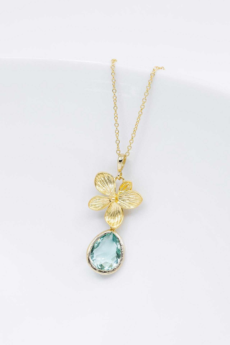 Schmuck Catalea | Kette Vergoldet Blume Erinitegr N