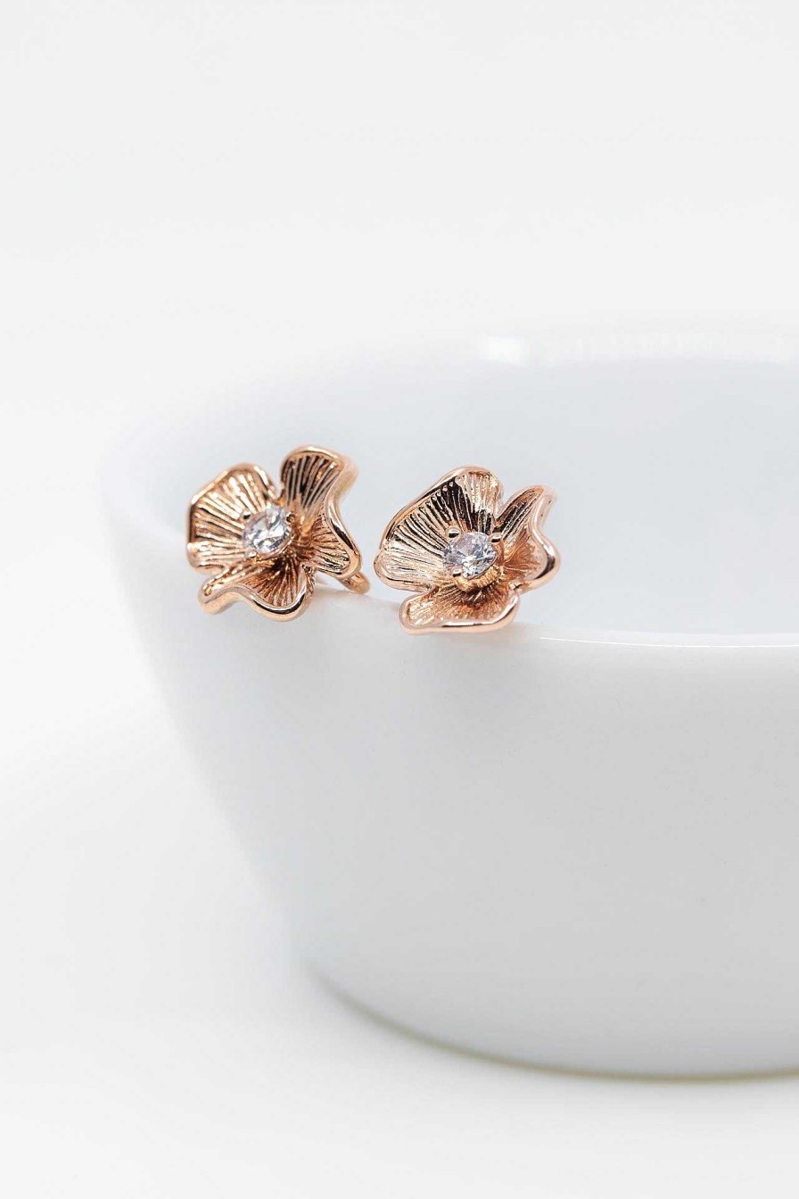 Schmuck Catalea | Ohrringe Rosegold Bl Te