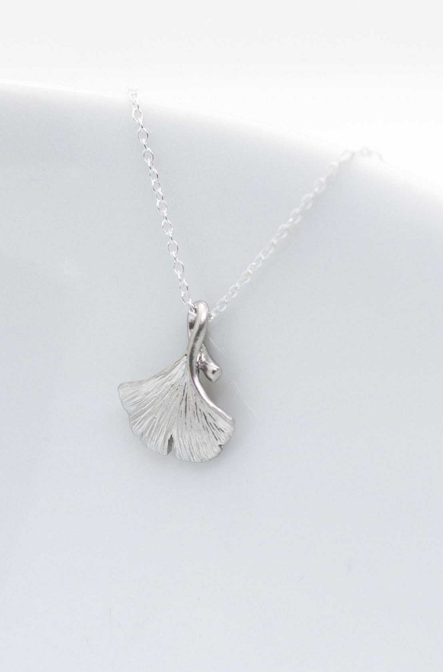 Schmuck Catalea | Kette Silber Ginkgo