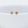 Schmuck Catalea | Ohrringe Rosegold Pl Ttchen 4 Mm