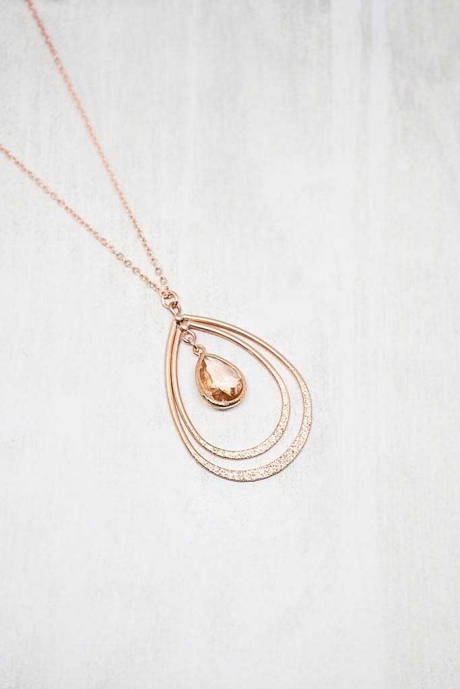 Schmuck Catalea | Kette Riga Rosegold Pfirsich